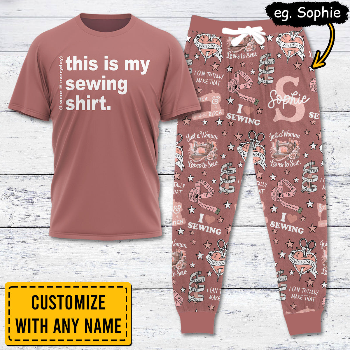 Custom Sewing Lover Apparel SEW016