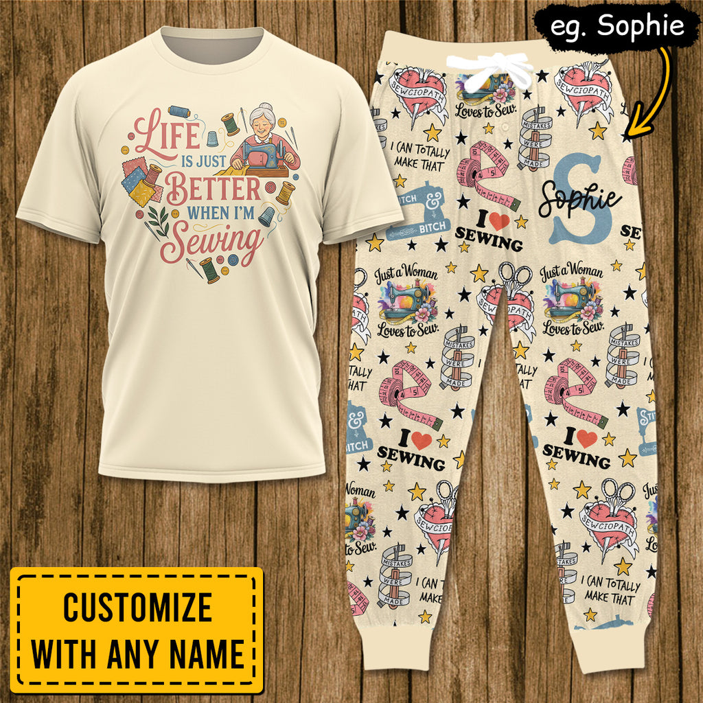 Custom Sewing Lover Apparel SEW044