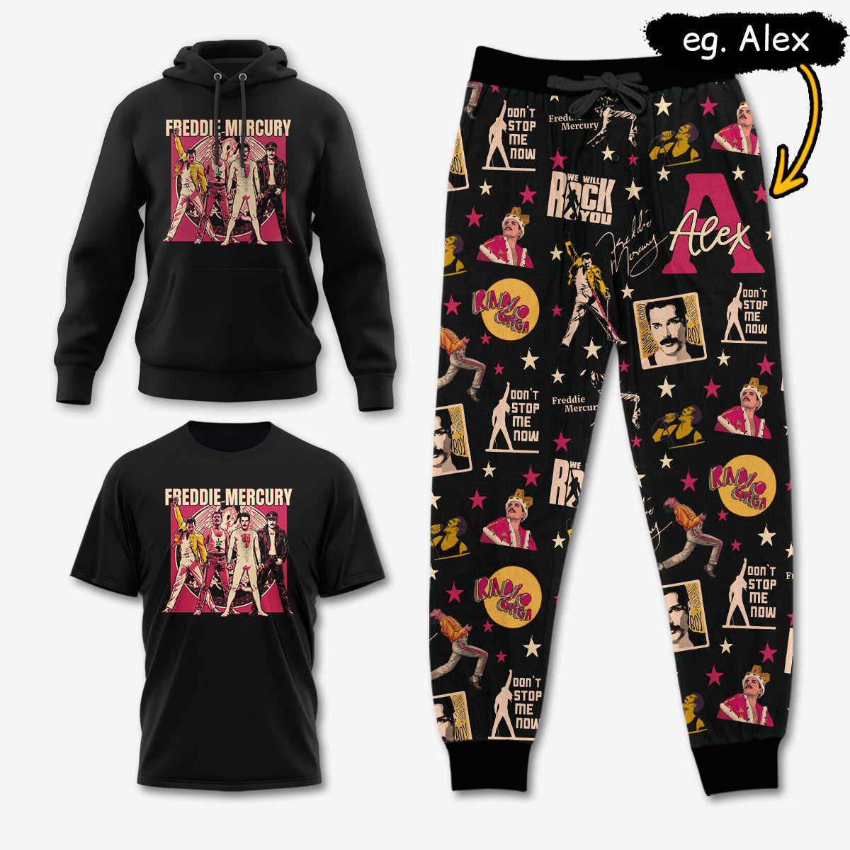 FM039 [COMBO] T-Shirt + Pants + Hoodie (Best Deal)