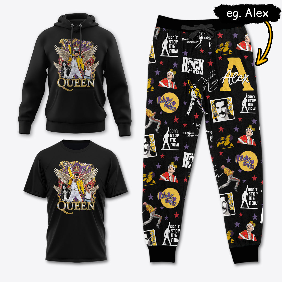 FM025 [COMBO] T-Shirt + Pants + Hoodie (Best Deal)