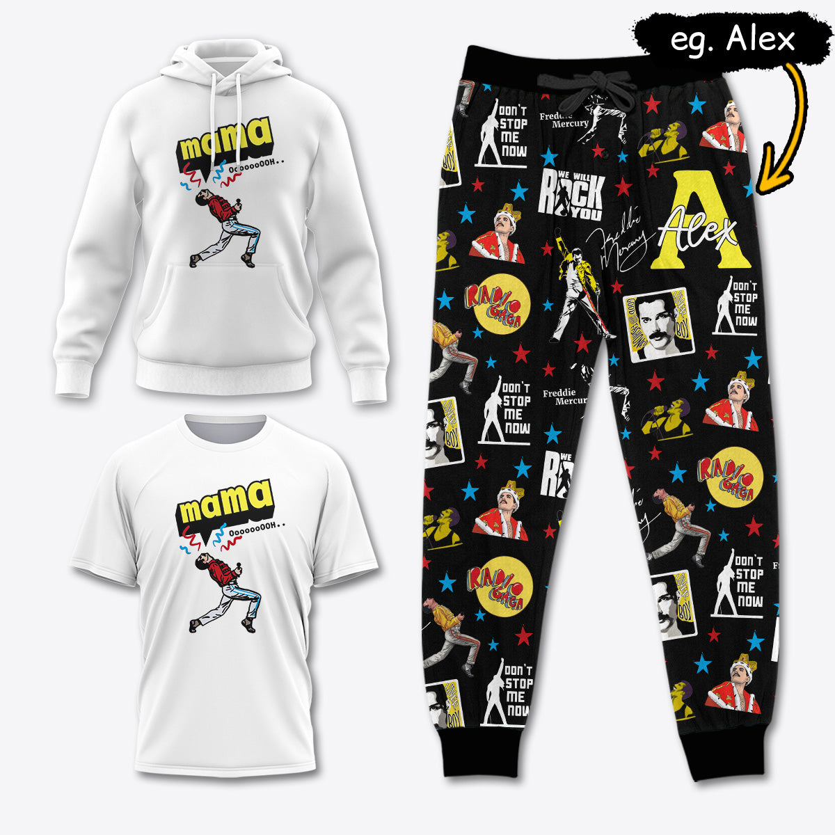 FM014 [COMBO] T-Shirt + Pants + Hoodie (Best Deal)