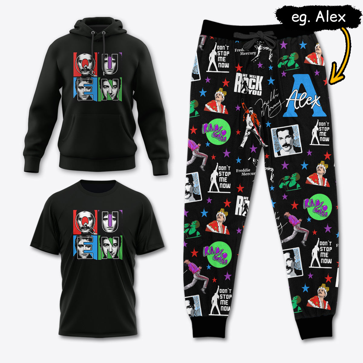 FM046 [COMBO] T-Shirt + Pants + Hoodie (Best Deal)