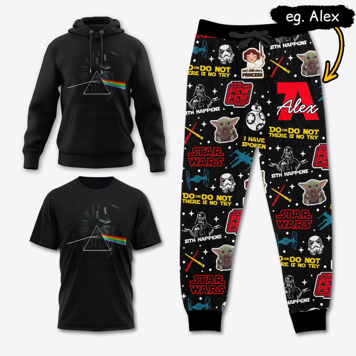 SW047 [COMBO] T-Shirt + Pants + Hoodie (Best Deal)
