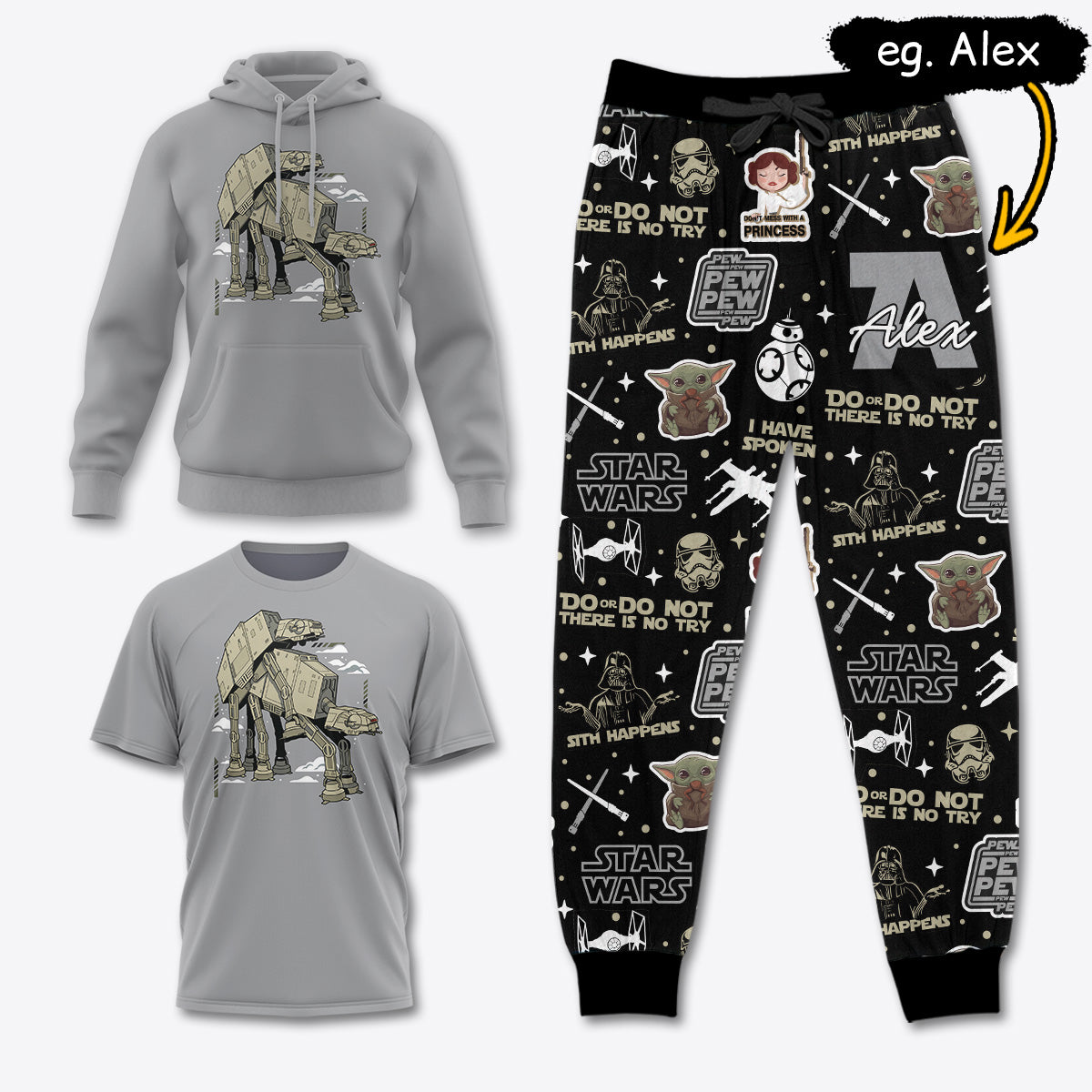 SW027 [COMBO] T-Shirt + Pants + Hoodie (Best Deal)