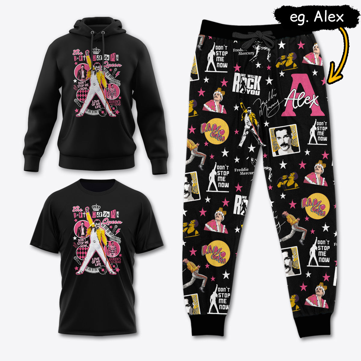 FM015 [COMBO] T-Shirt + Pants + Hoodie (Best Deal)