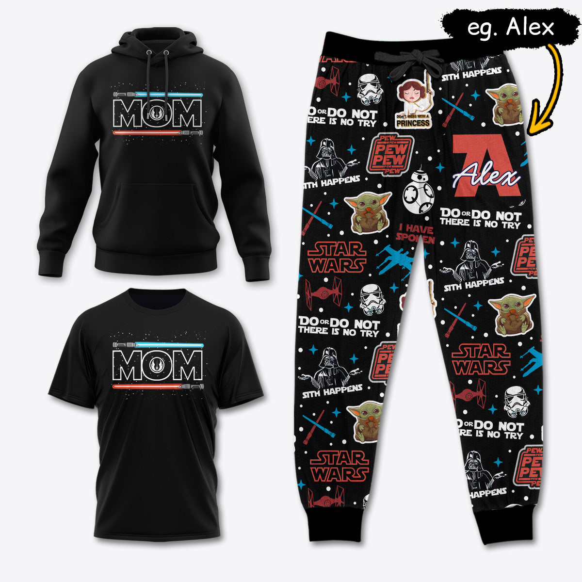 SW010 [COMBO] T-Shirt + Pants + Hoodie (Best Deal)