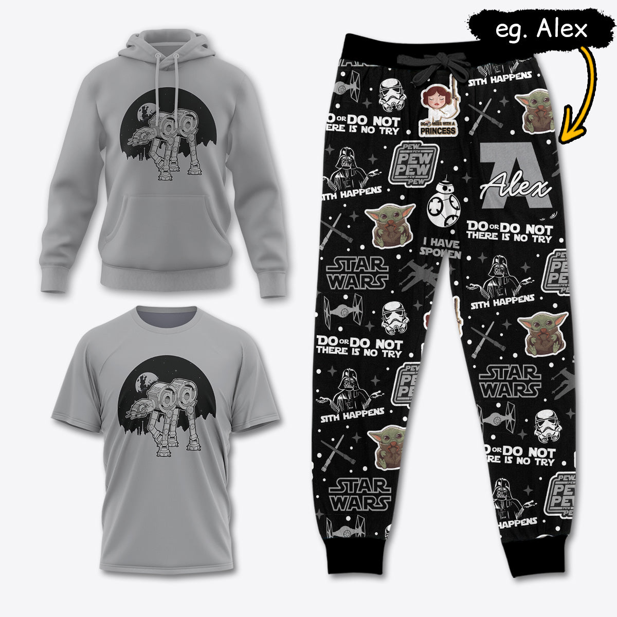 SW013 [COMBO] T-Shirt + Pants + Hoodie (Best Deal)