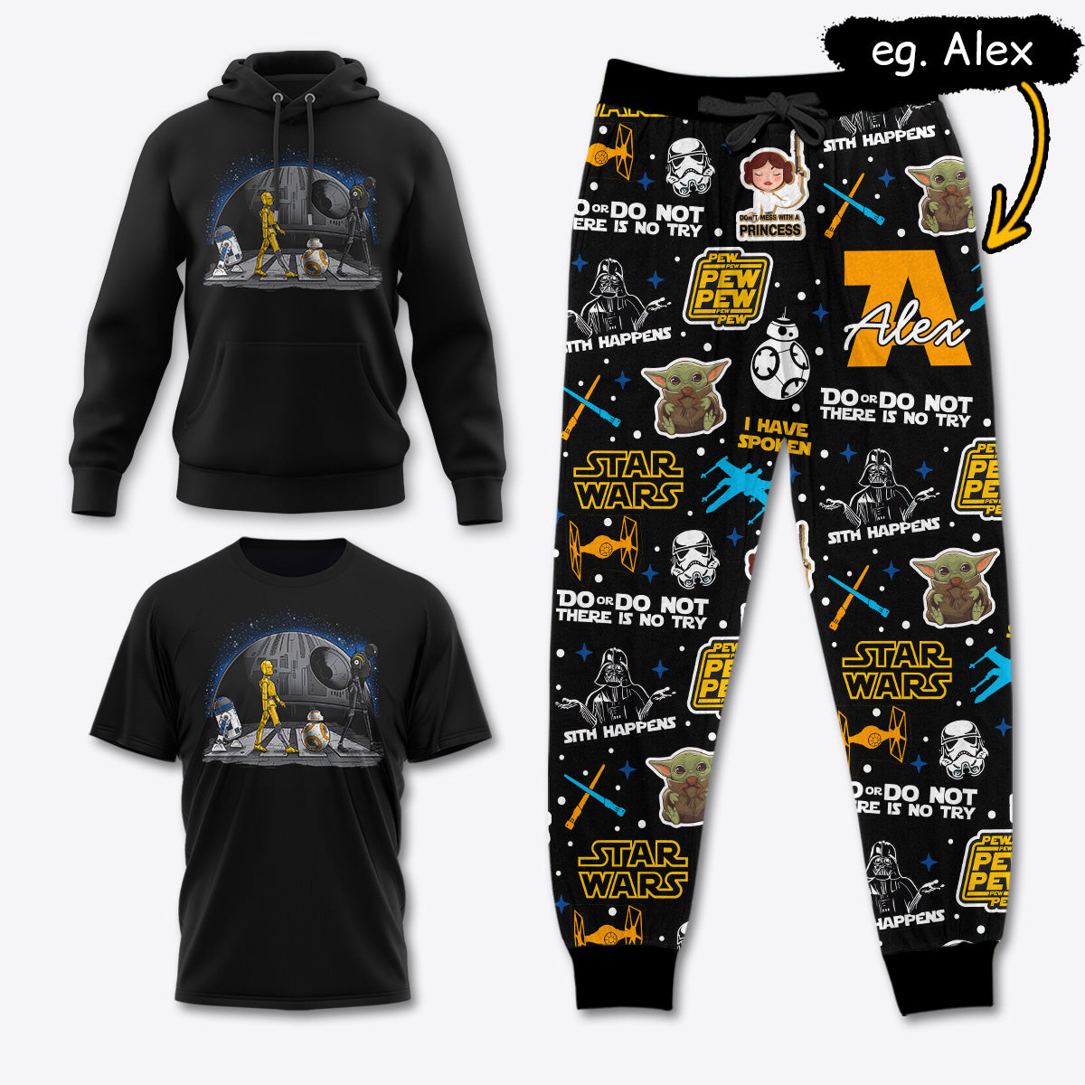 SW029 [COMBO] T-Shirt + Pants + Hoodie (Best Deal)