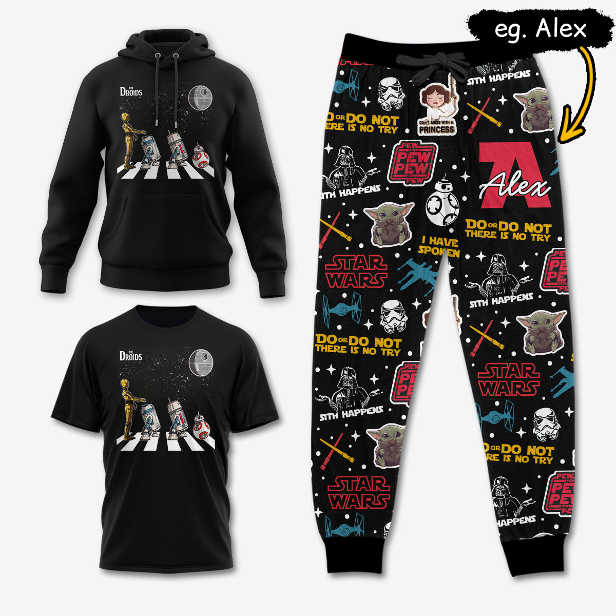 SW028 [COMBO] T-Shirt + Pants + Hoodie (Best Deal)