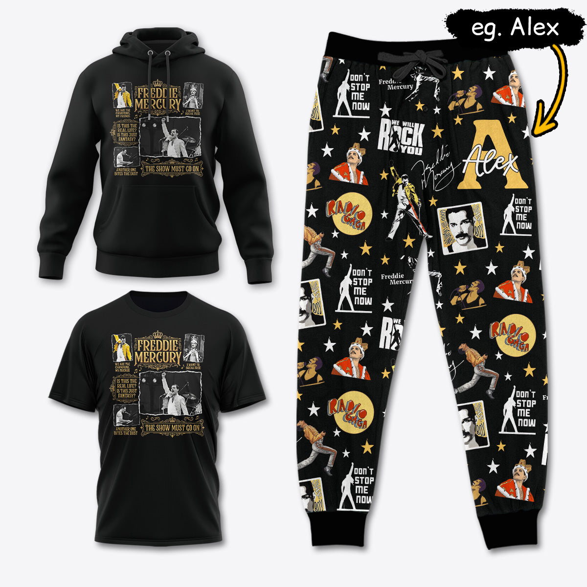 FM019 [COMBO] T-Shirt + Pants + Hoodie (Best Deal)