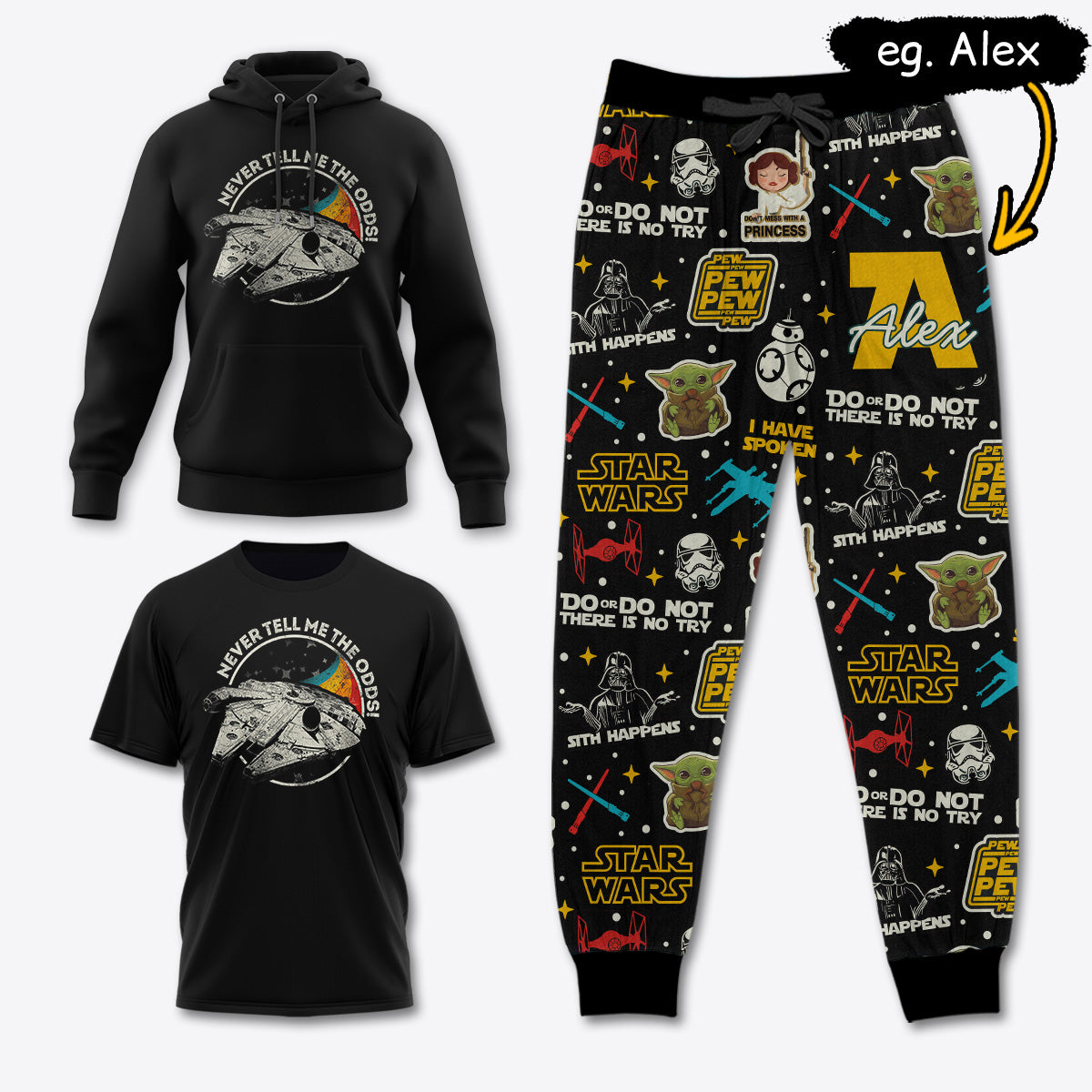 SW002 [COMBO] T-Shirt + Pants + Hoodie (Best Deal)