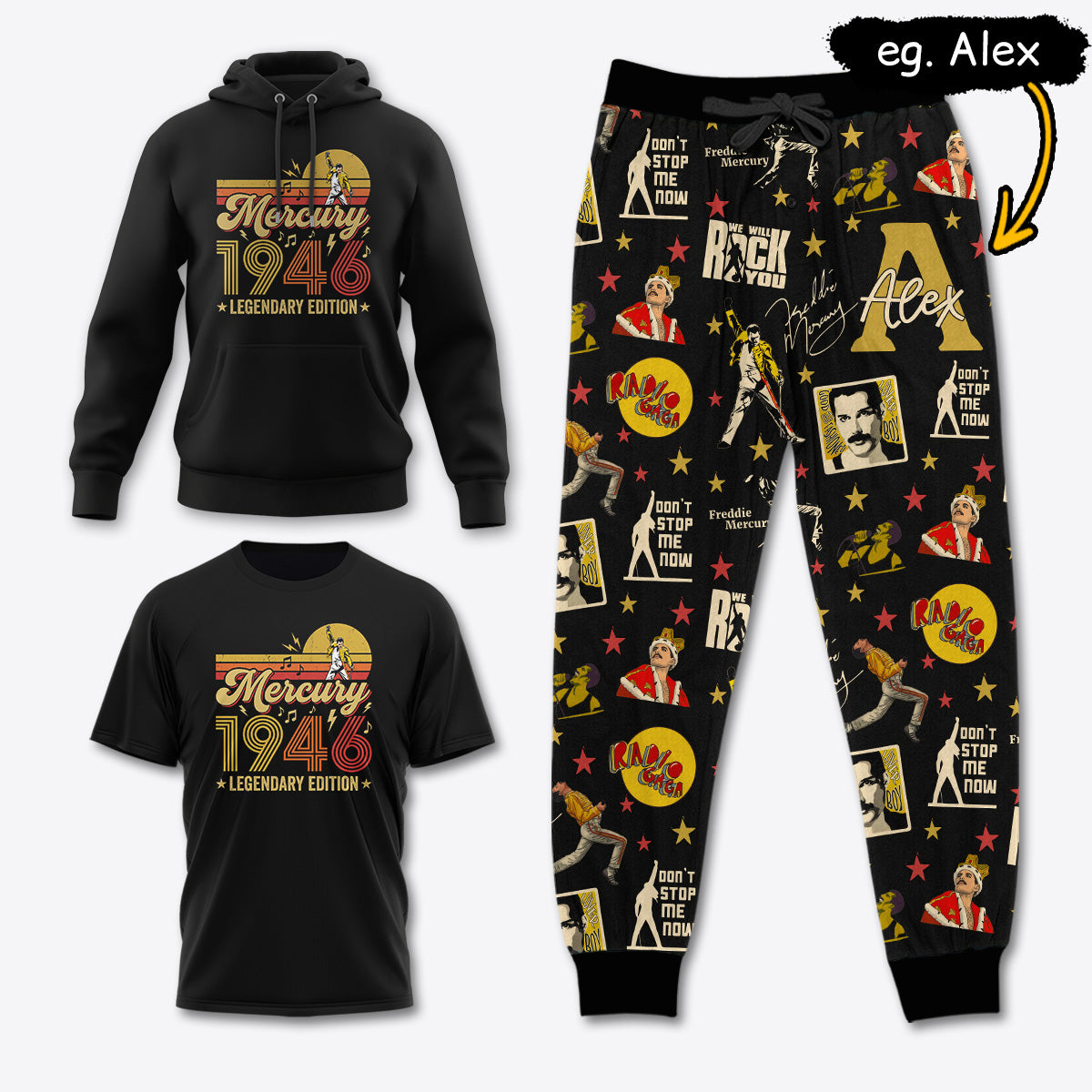 FM030 [COMBO] T-Shirt + Pants + Hoodie (Best Deal)