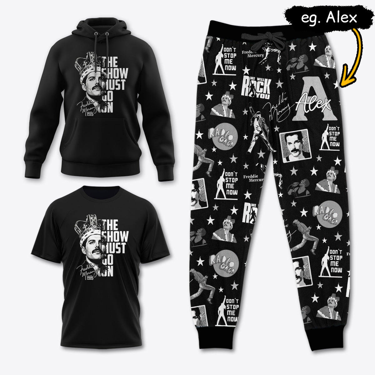 FM050 [COMBO] T-Shirt + Pants + Hoodie (Best Deal)
