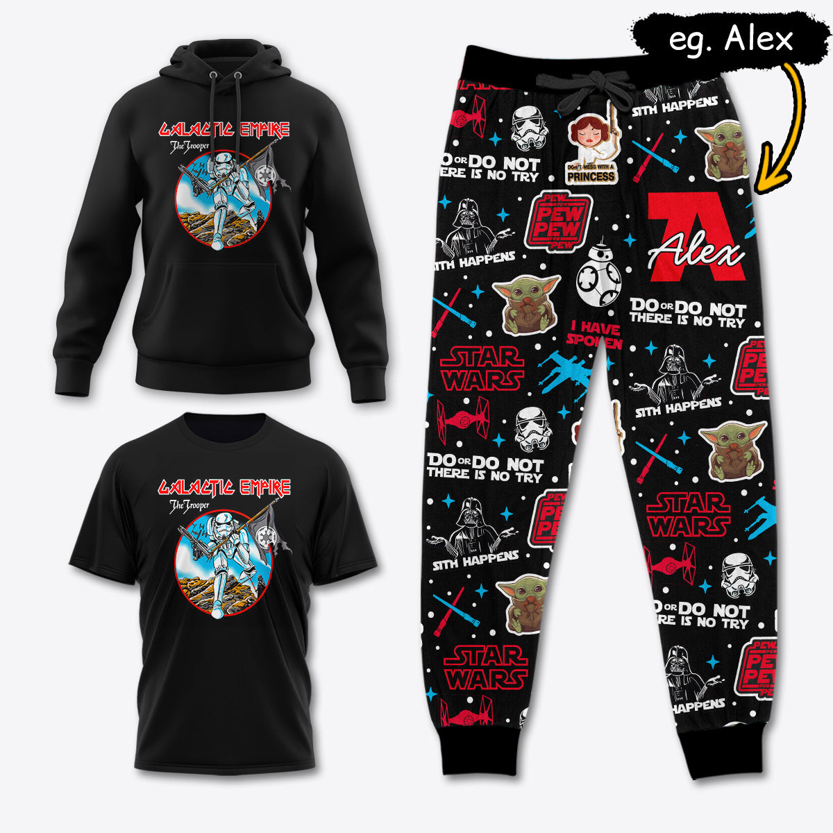 SW025 [COMBO] T-Shirt + Pants + Hoodie (Best Deal)