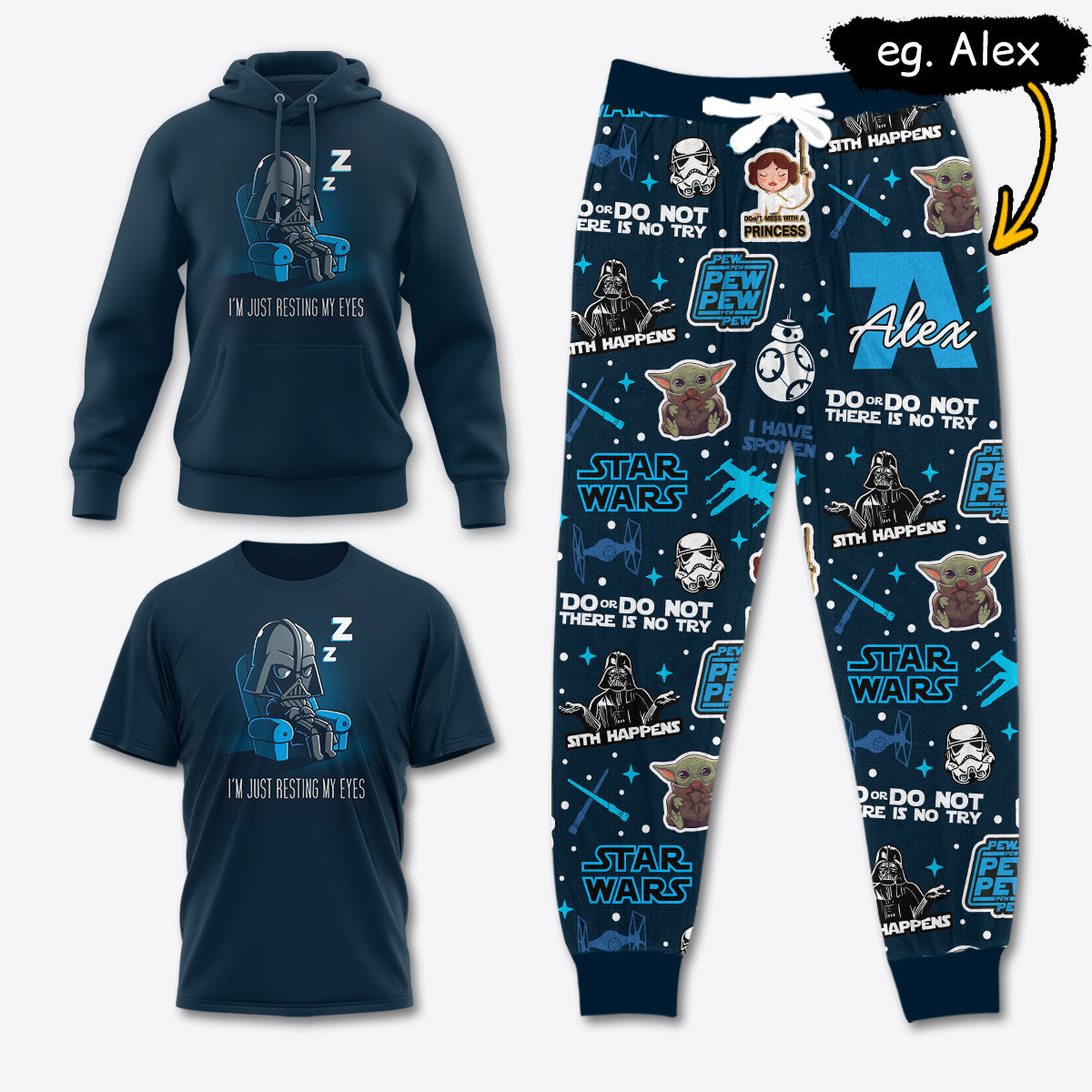 SW050 [COMBO] T-Shirt + Pants + Hoodie (Best Deal)