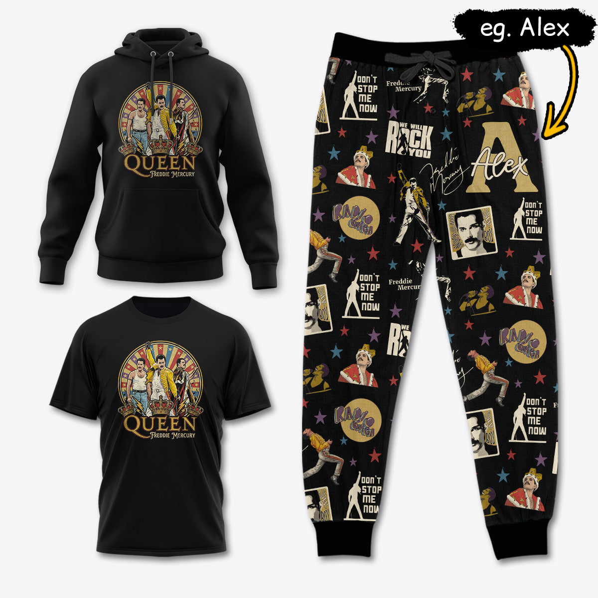 FM032 [COMBO] T-Shirt + Pants + Hoodie (Best Deal)