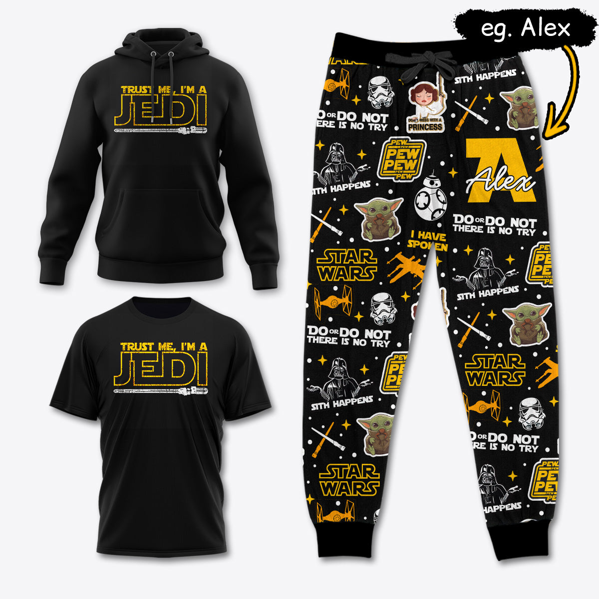 SW046 [COMBO] T-Shirt + Pants + Hoodie (Best Deal)