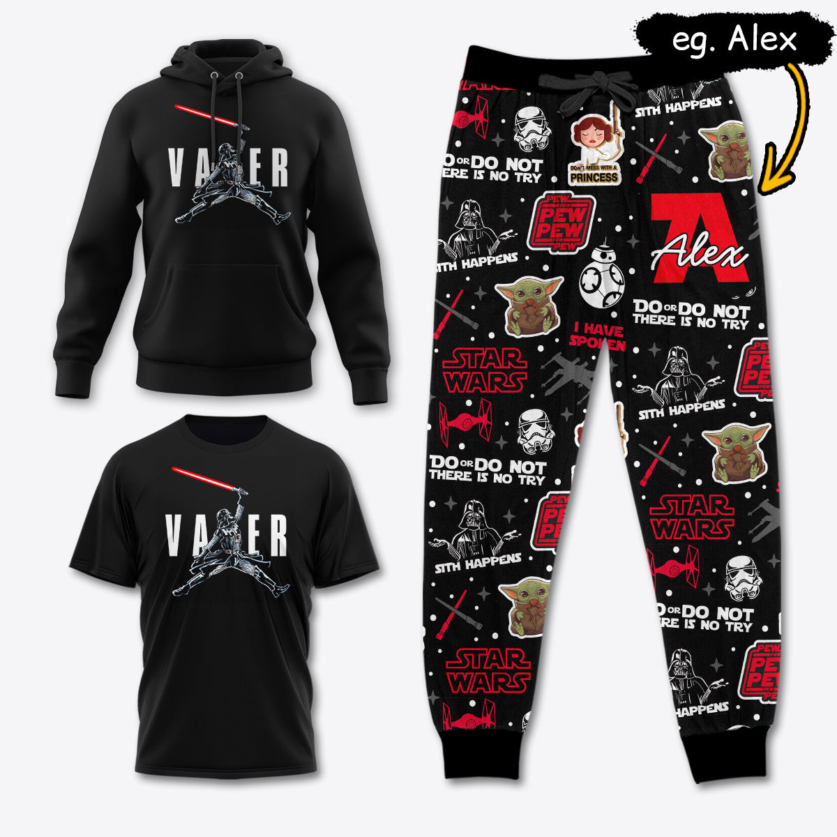 SW021 [COMBO] T-Shirt + Pants + Hoodie (Best Deal)