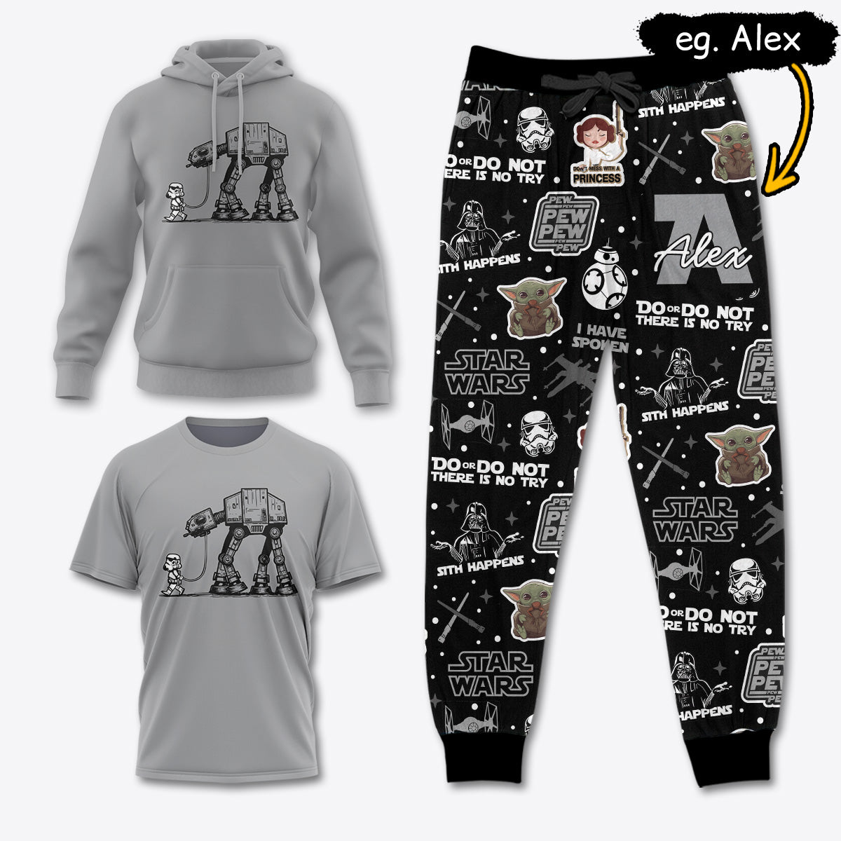 SW011 [COMBO] T-Shirt + Pants + Hoodie (Best Deal)