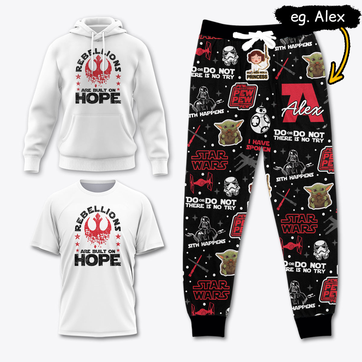 SW007 [COMBO] T-Shirt + Pants + Hoodie (Best Deal)