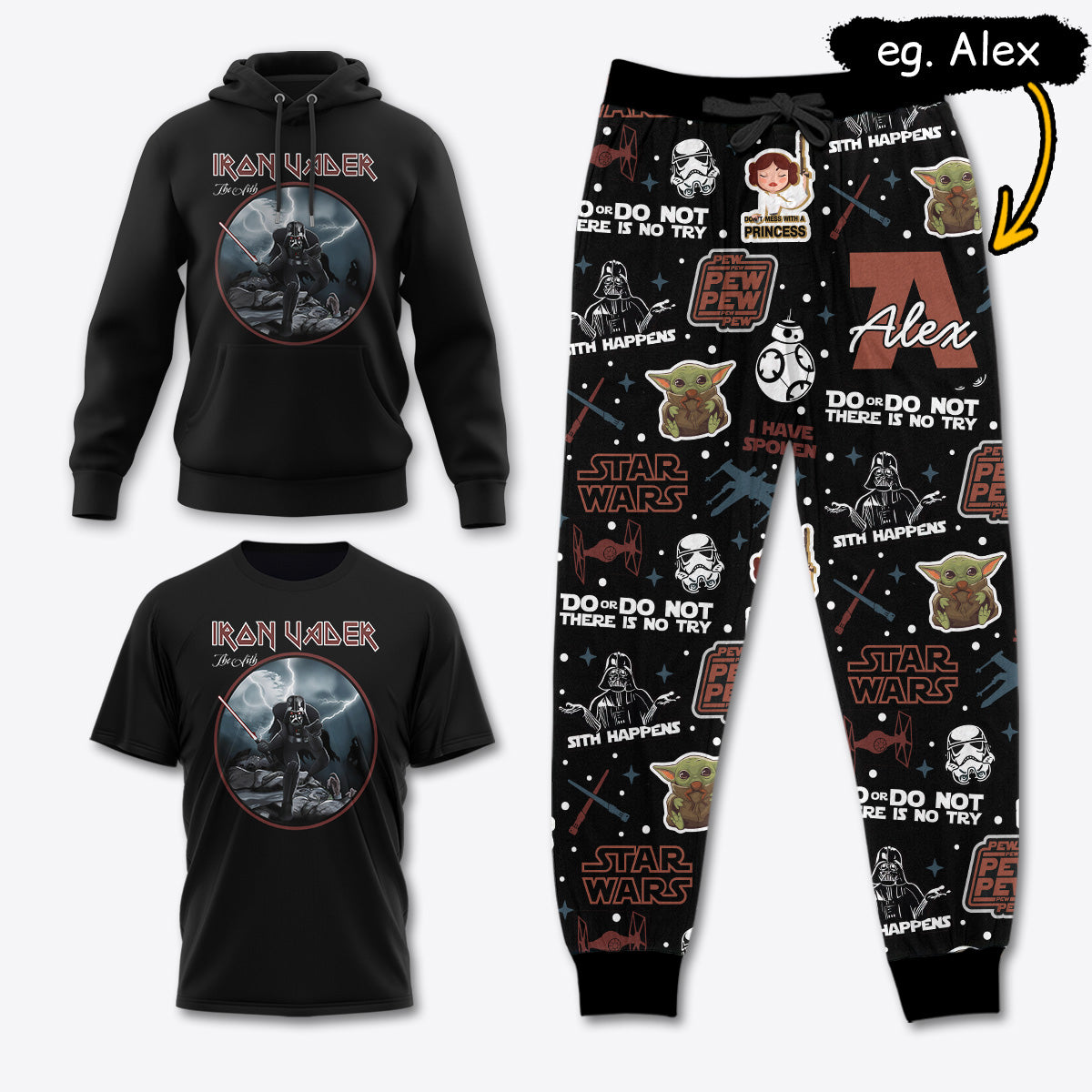SW003 [COMBO] T-Shirt + Pants + Hoodie (Best Deal)