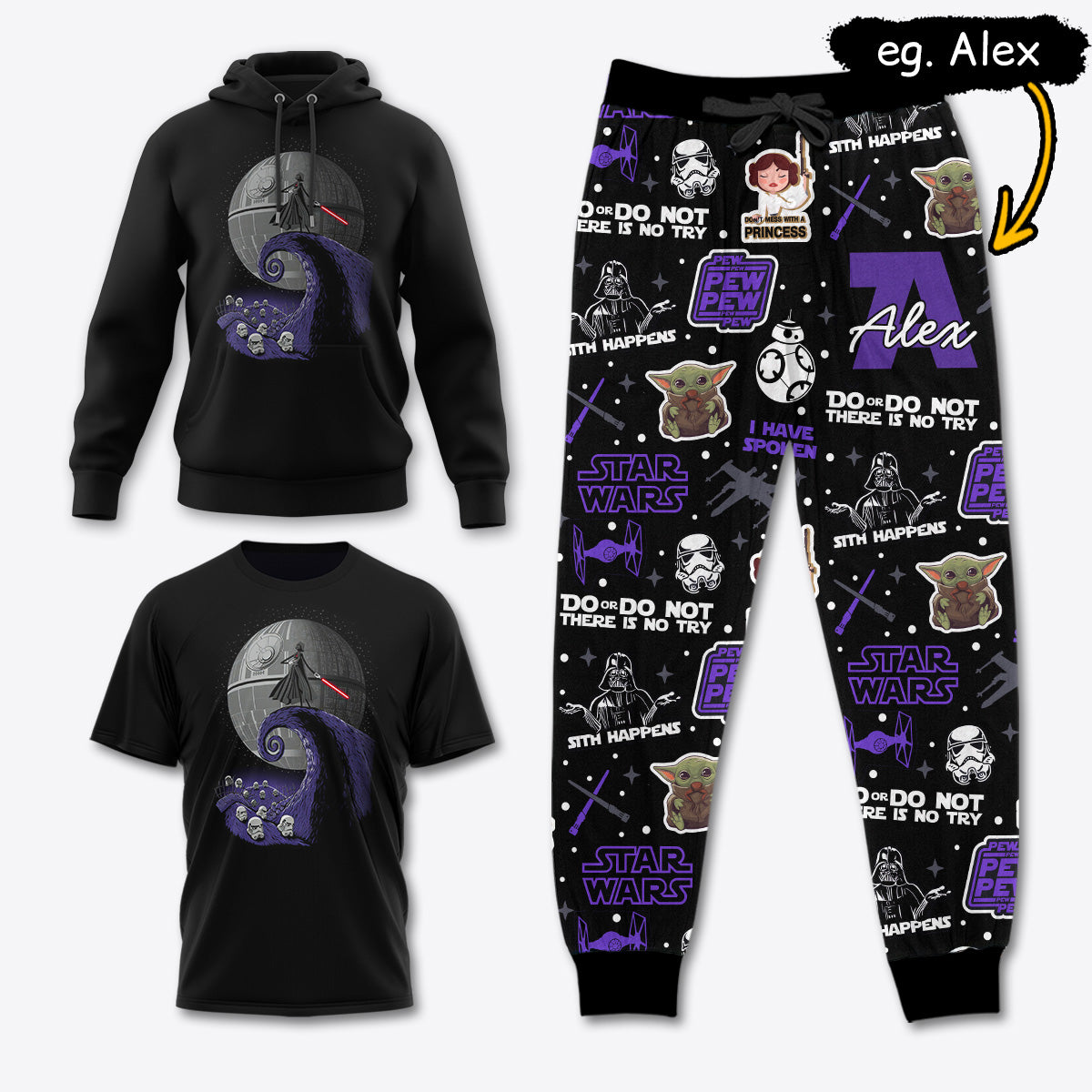SW051 [COMBO] T-Shirt + Pants + Hoodie (Best Deal)
