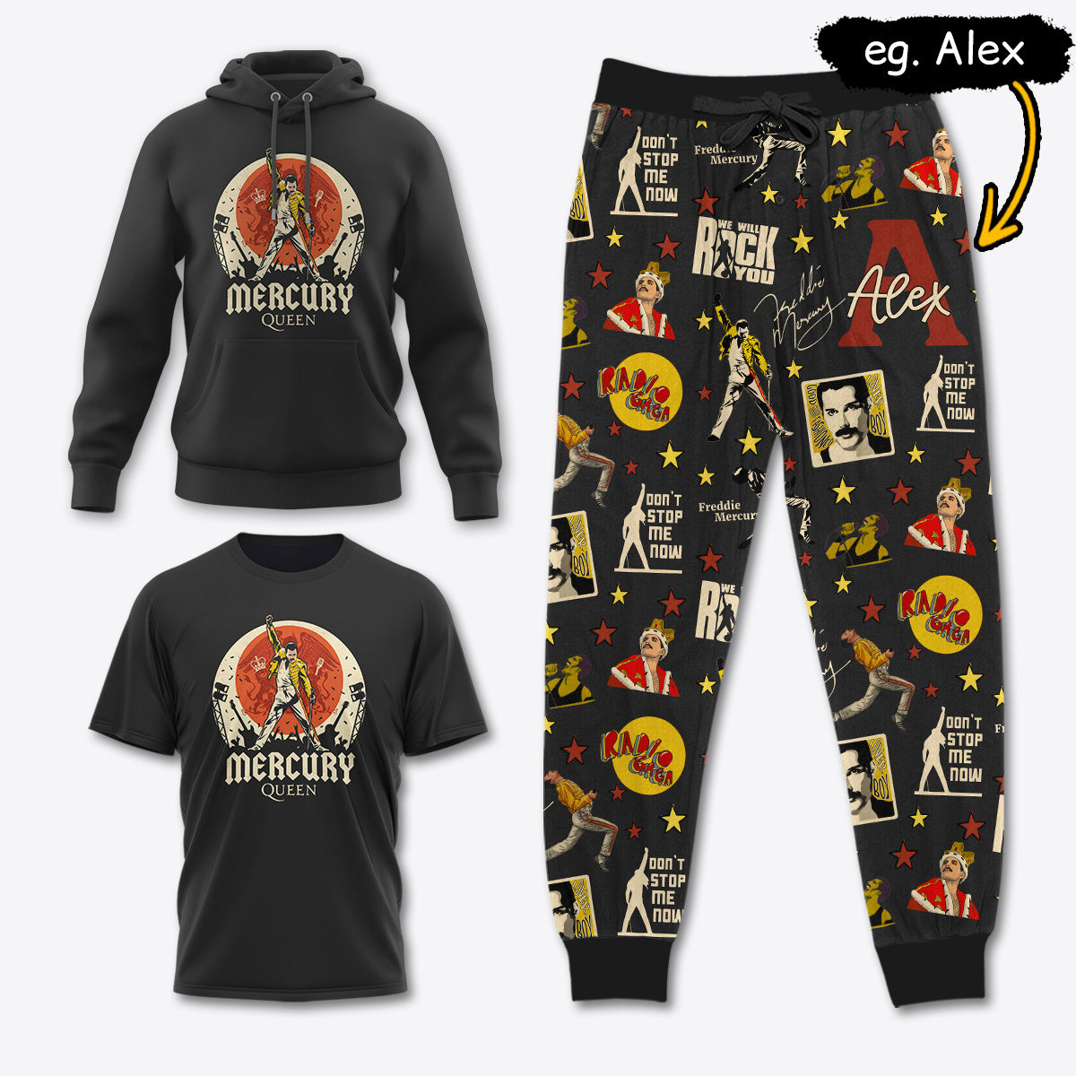 FM023 [COMBO] T-Shirt + Pants + Hoodie (Best Deal)