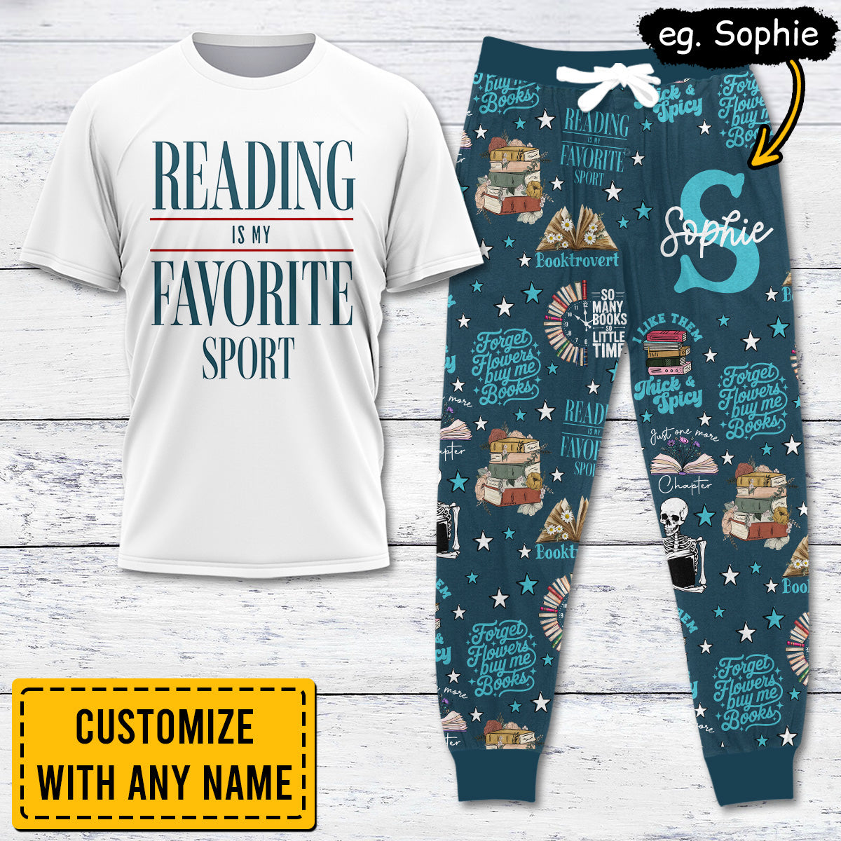 Book Lover Apparel USPJS001