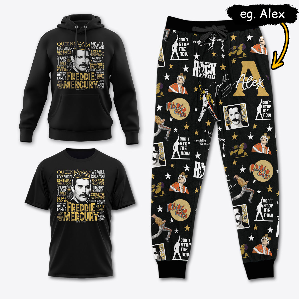 FM006 [COMBO] T-Shirt + Pants + Hoodie (Best Deal)