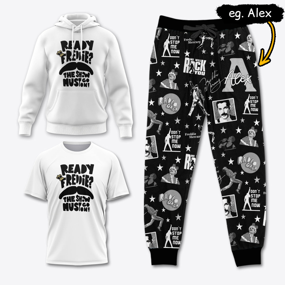 FM005 [COMBO] T-Shirt + Pants + Hoodie (Best Deal)
