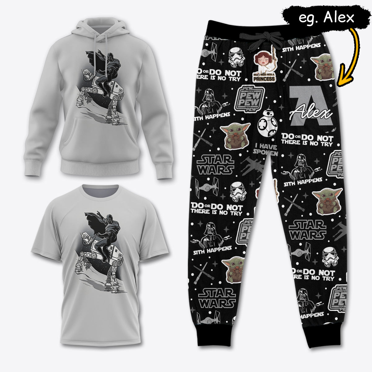 SW055 [COMBO] T-Shirt + Pants + Hoodie (Best Deal)