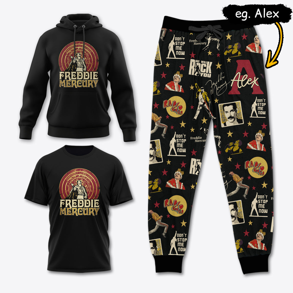 FM037 [COMBO] T-Shirt + Pants + Hoodie (Best Deal)