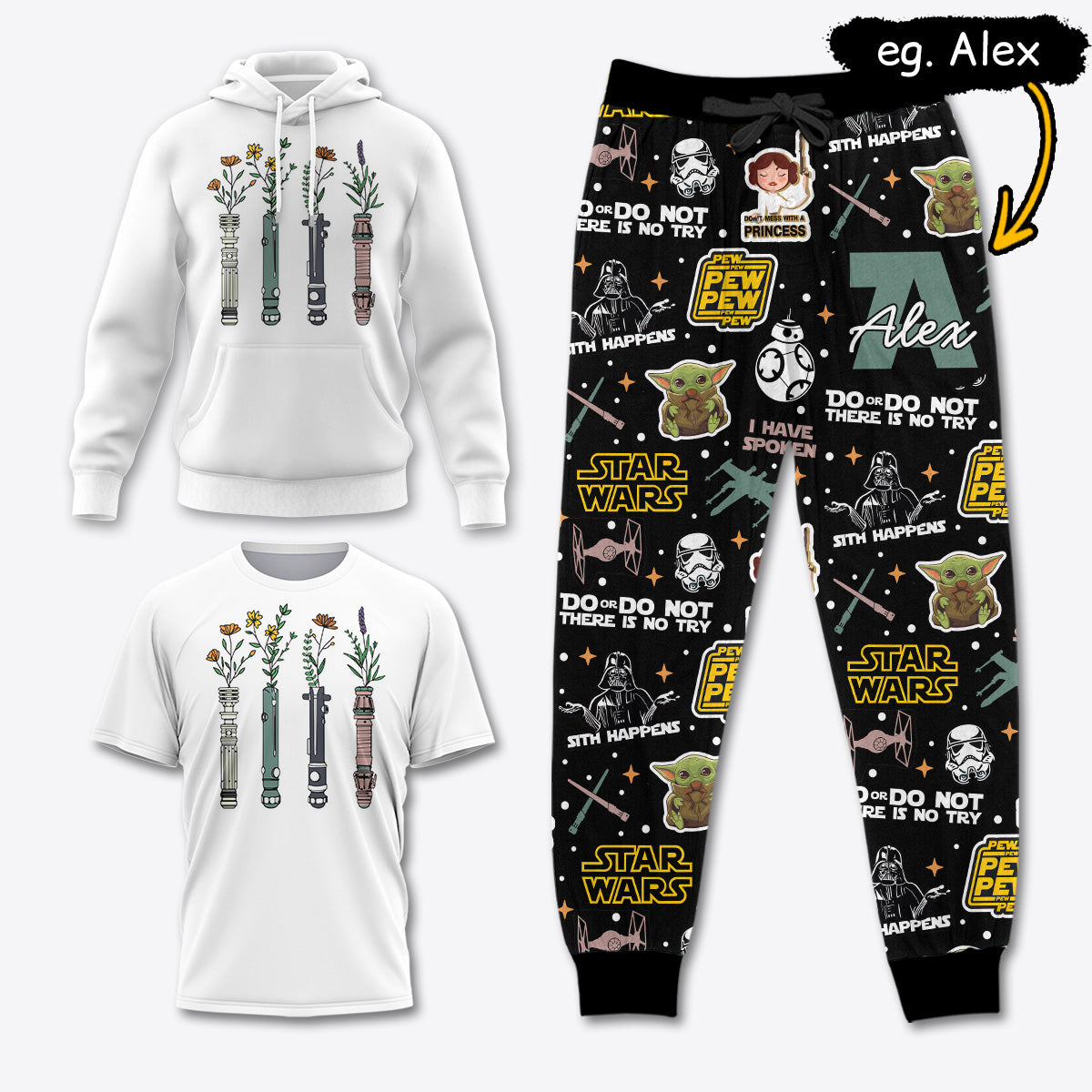 SW006 [COMBO] T-Shirt + Pants + Hoodie (Best Deal)