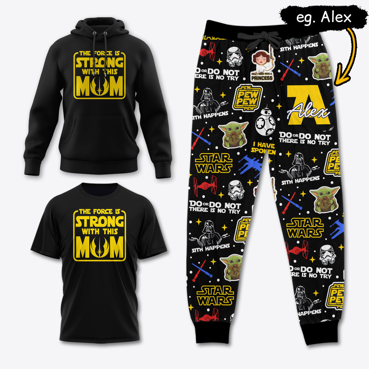 SW009 [COMBO] T-Shirt + Pants + Hoodie (Best Deal)