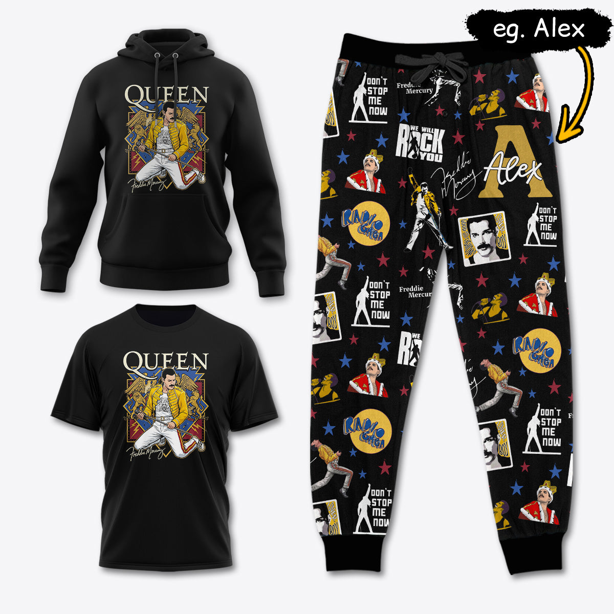 FM038 [COMBO] T-Shirt + Pants + Hoodie (Best Deal)