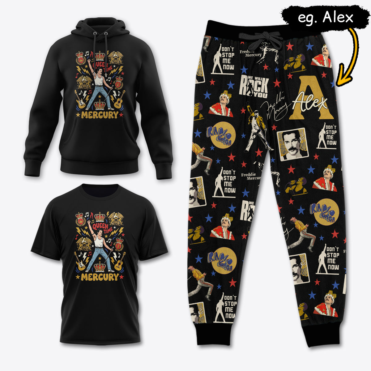 FM033 [COMBO] T-Shirt + Pants + Hoodie (Best Deal)