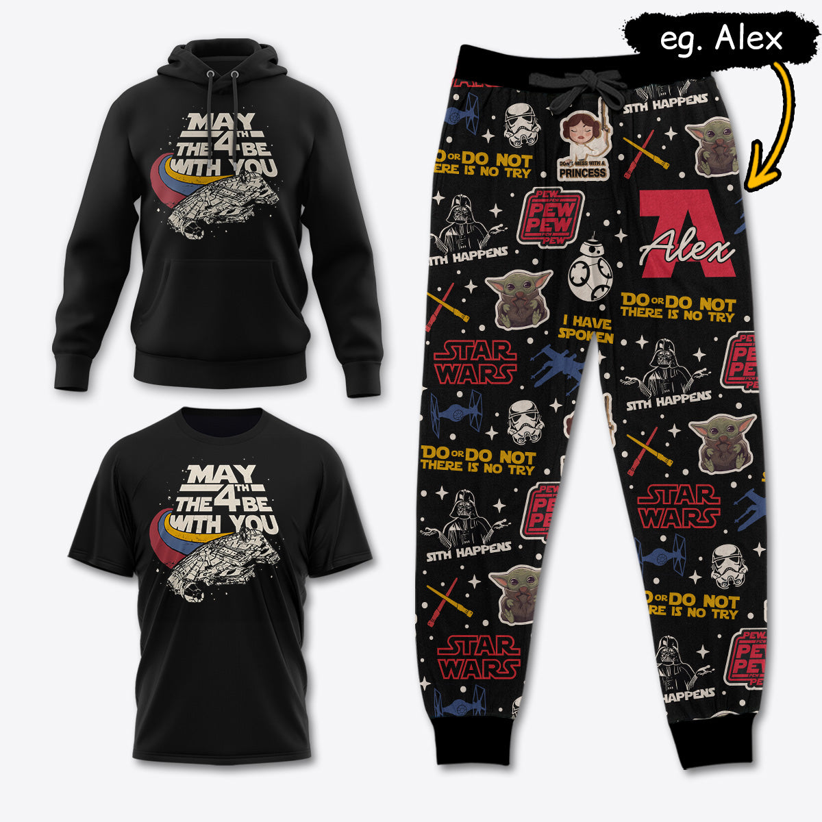 SW052 [COMBO] T-Shirt + Pants + Hoodie (Best Deal)