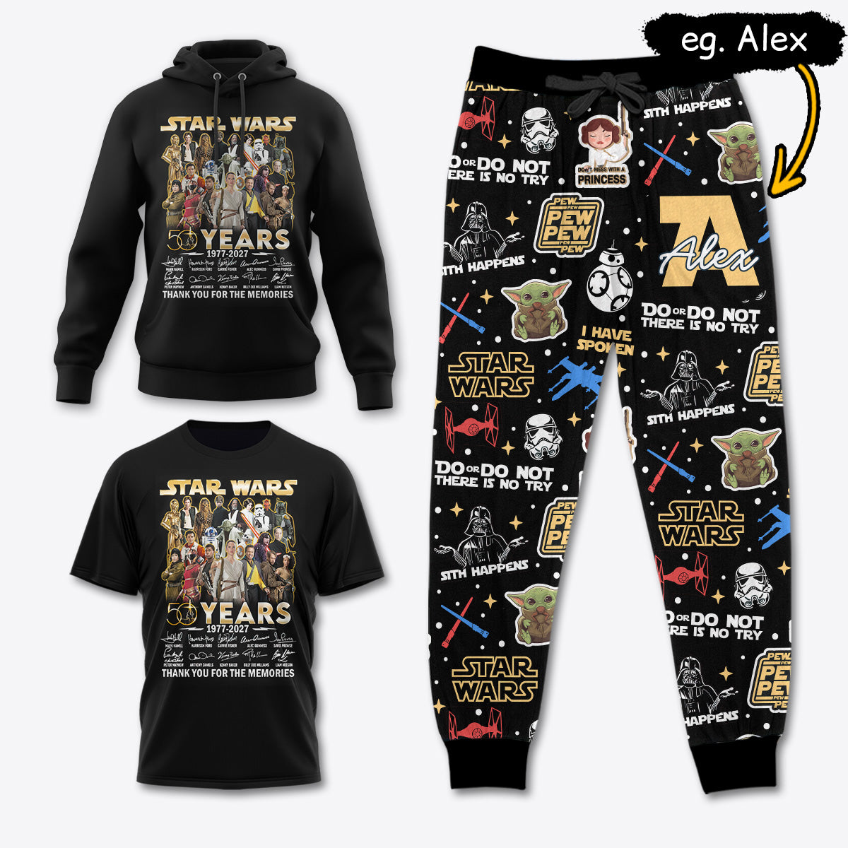 SW017 [COMBO] T-Shirt + Pants + Hoodie (Best Deal)