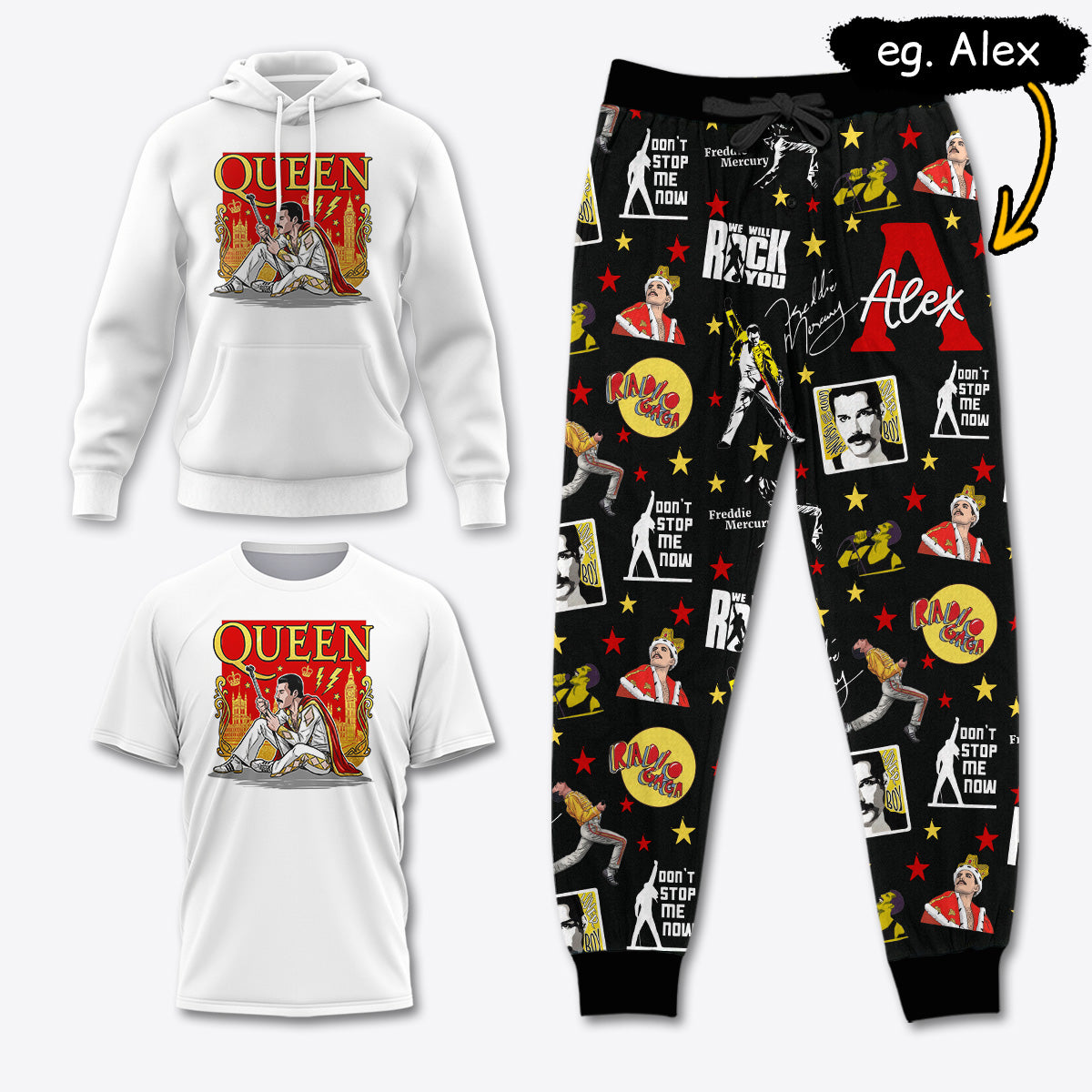FM031 [COMBO] T-Shirt + Pants + Hoodie (Best Deal)