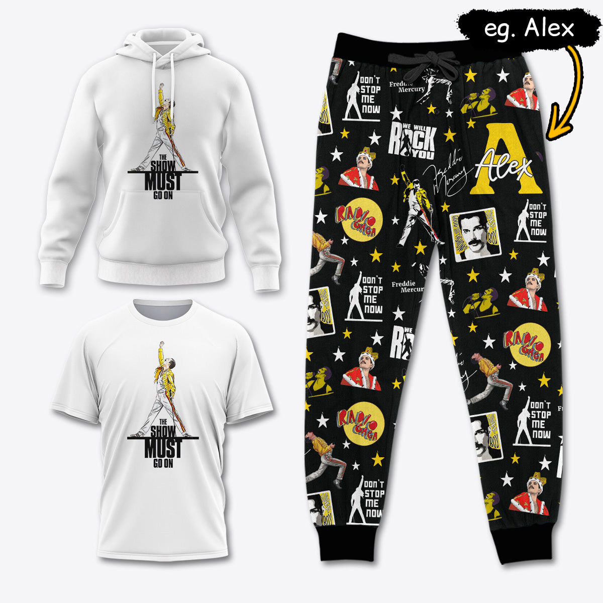 FM001 [COMBO] T-Shirt + Pants + Hoodie (Best Deal)