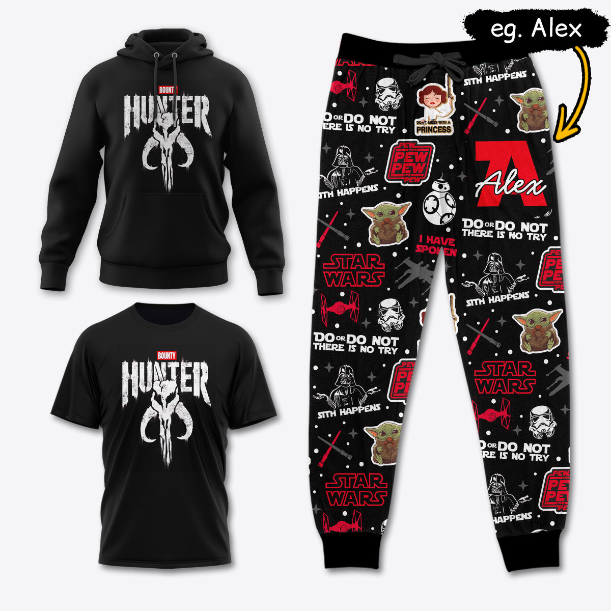 SW019 [COMBO] T-Shirt + Pants + Hoodie (Best Deal)