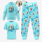 Custom Dog Lover Apparel DOG007 Light Blue Version