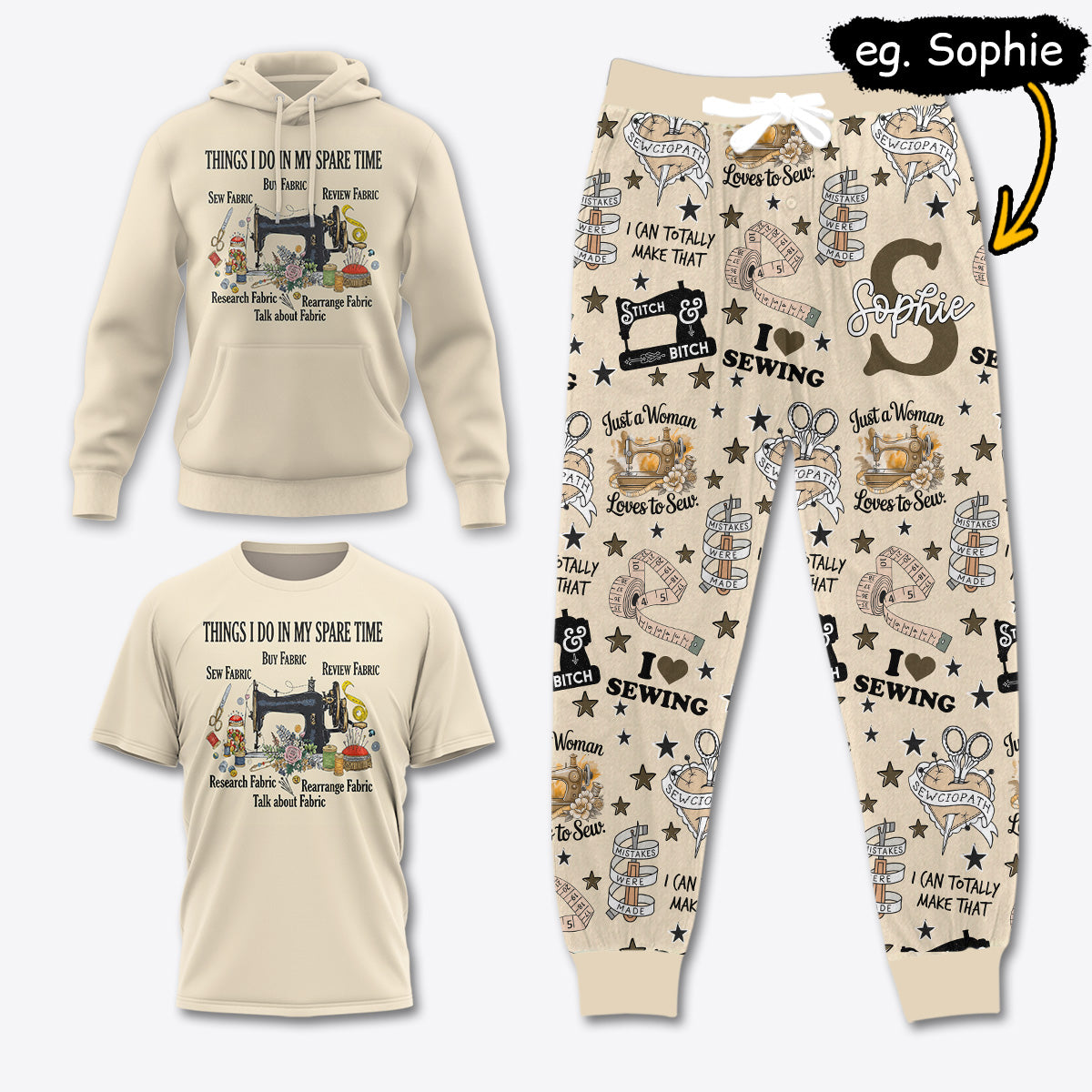 Custom Sewing Lover Apparel SEW007