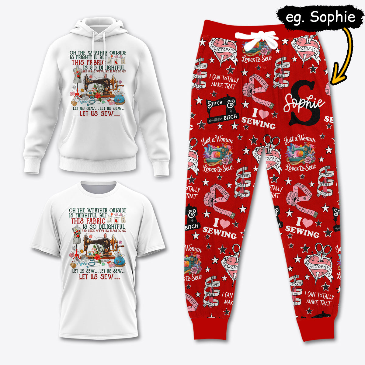 Custom Sewing Lover Apparel SEW006