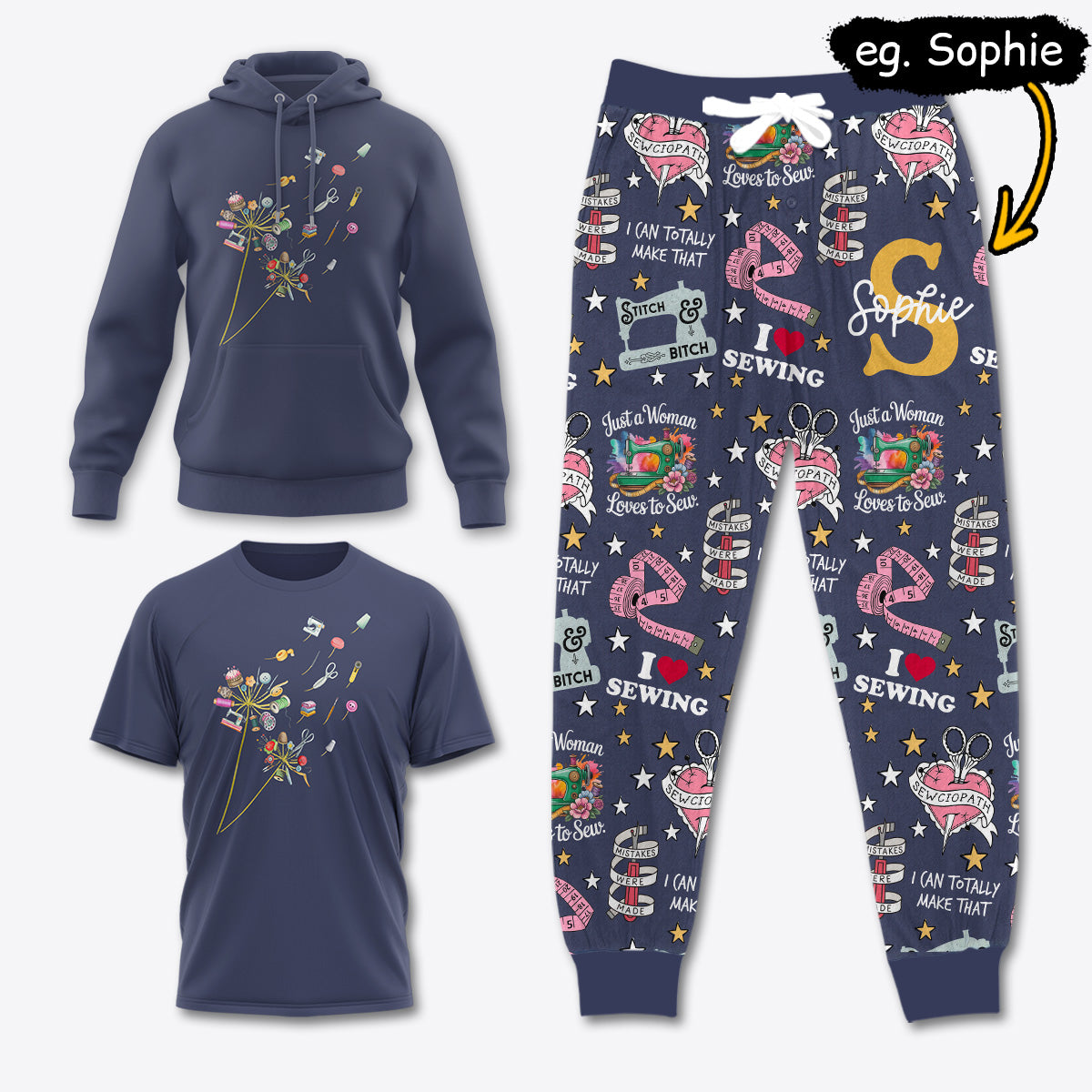 Custom Sewing Lover Apparel SEW012