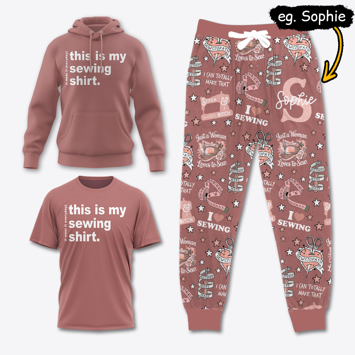 Custom Sewing Lover Apparel SEW016