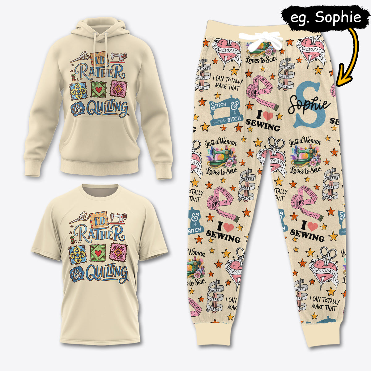Custom Sewing Lover Apparel SEW025