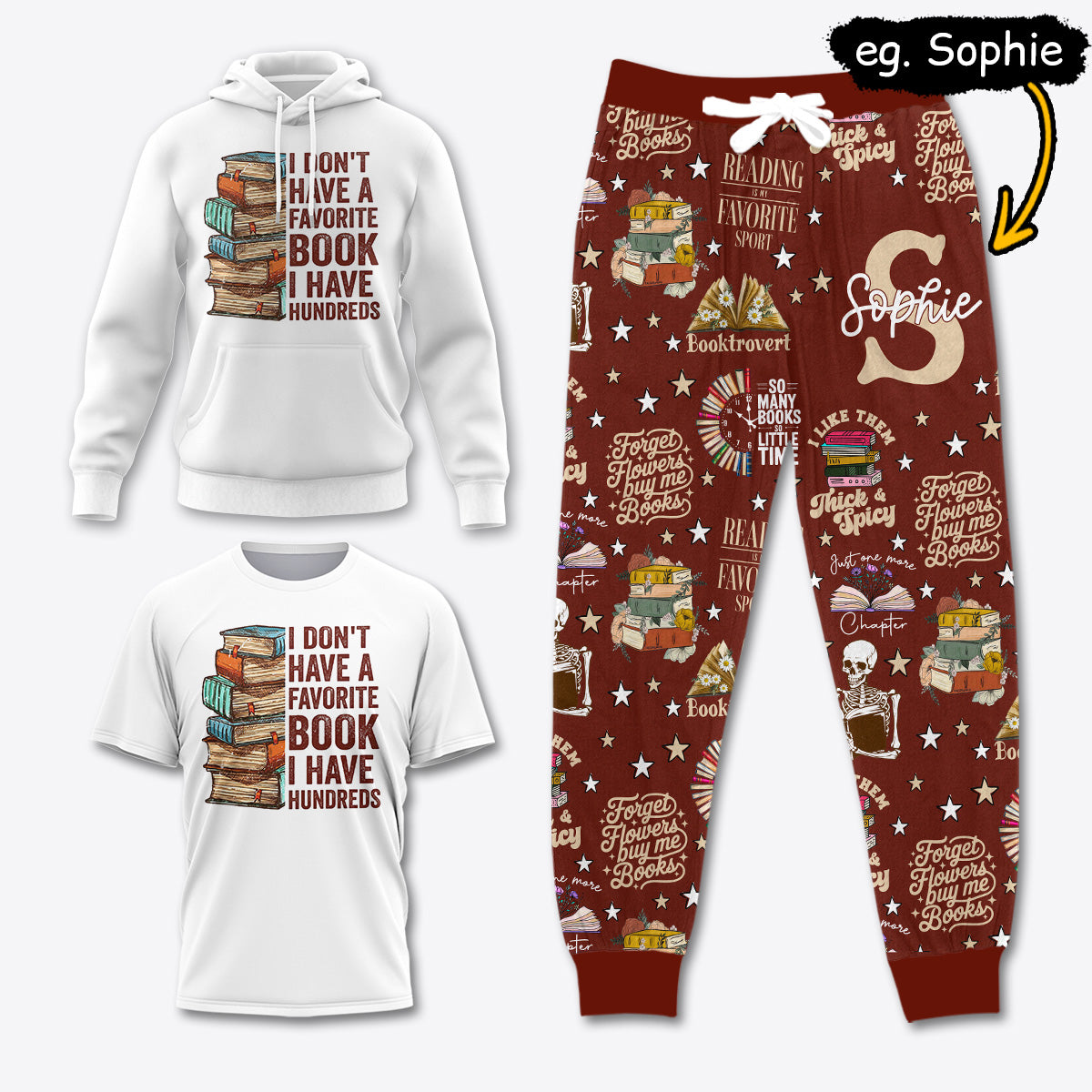 Book Lover Apparel USPJS026