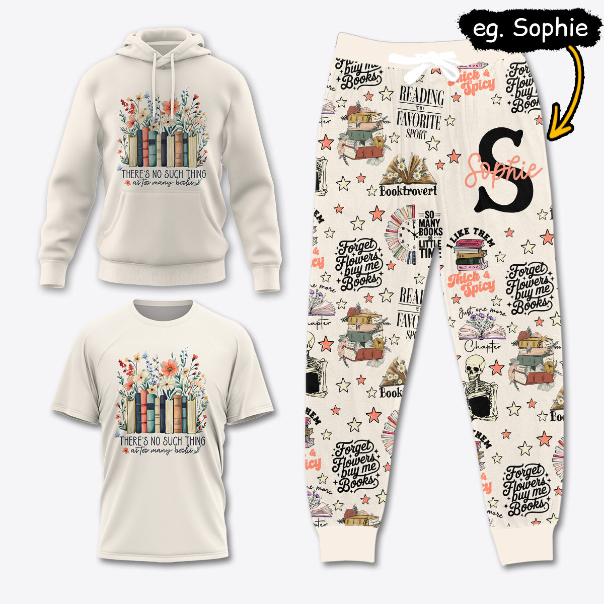 Book Lover Apparel USPJS006