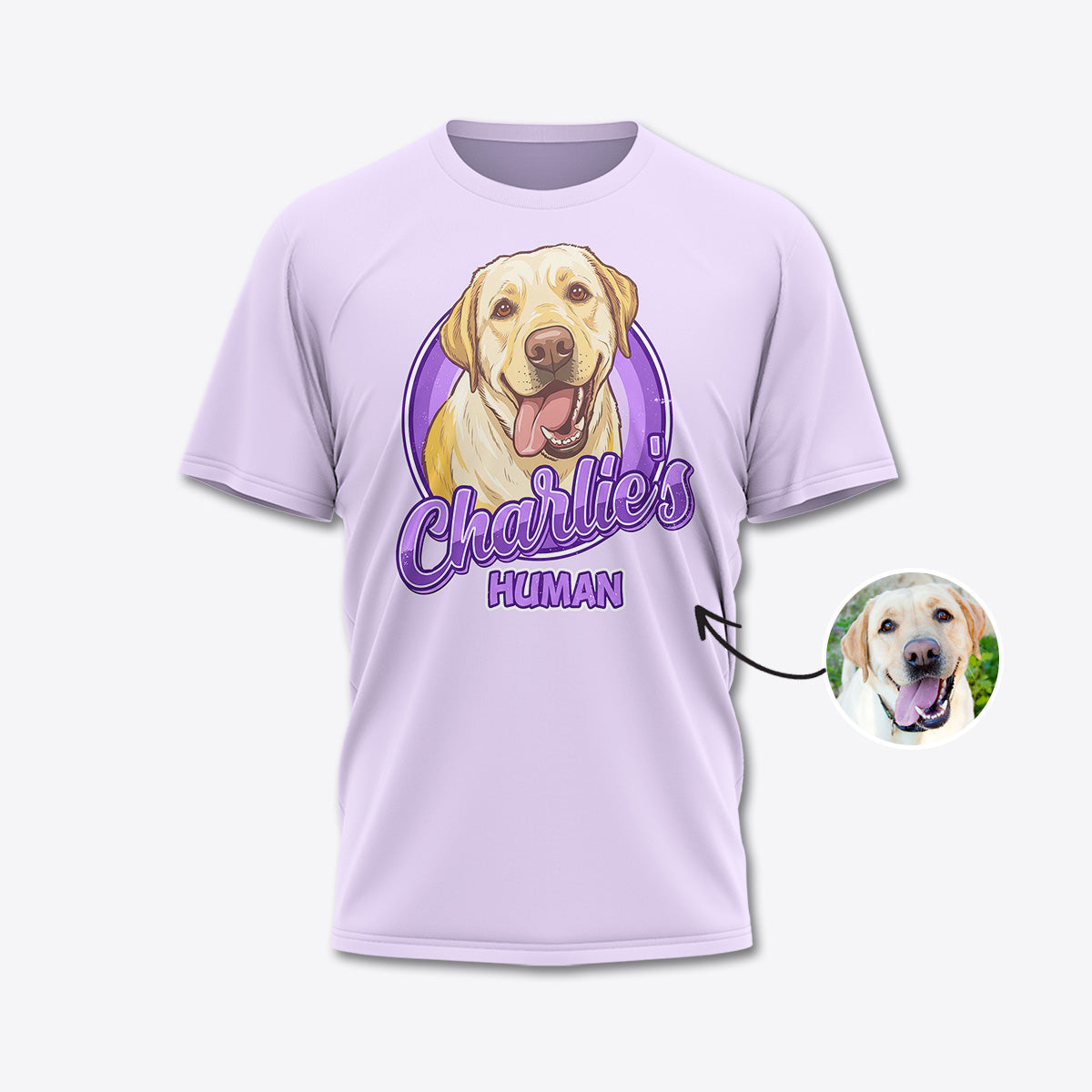 Custom Dog Lover Apparel DOG007 Purple Version